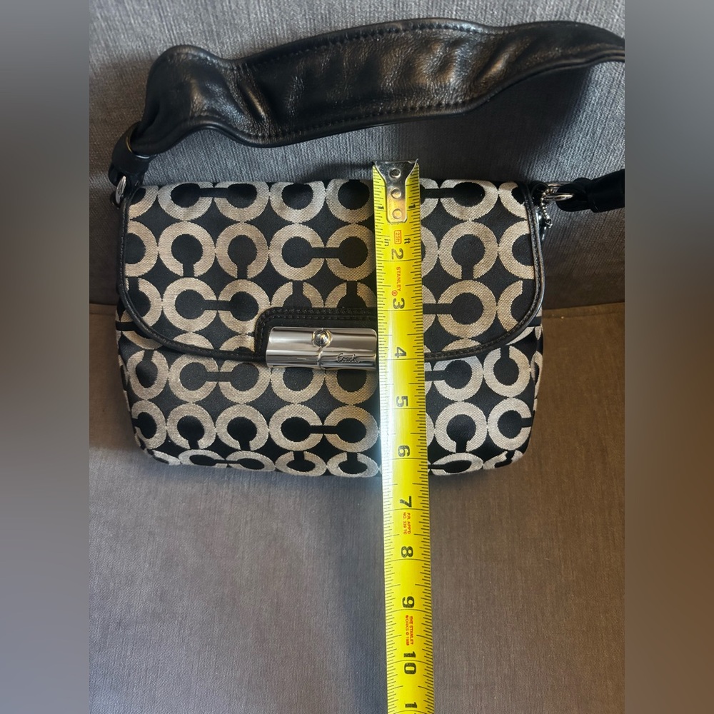 VTG COACH Y2K Signature Art “Optic C” Shoulder Bag Y2K 45130- Authentic EUC - Picture 5 of 14